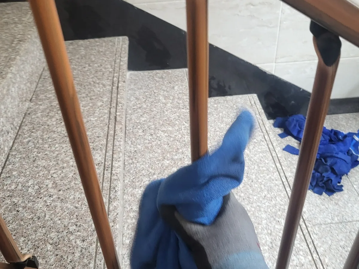 중구 오류동 빌라 난간·손잡이 위생청소 사례 - 행진크린